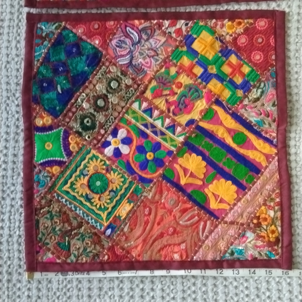 Boho accent pillow cover